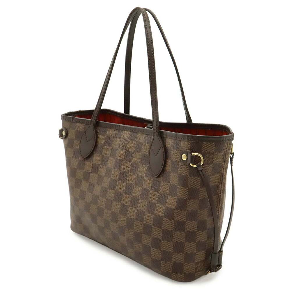 LOUIS VUITTON Brown Damier Neverfull PM Shoulder Bag - Picture 3 of 9
